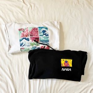 2 Hoodies lightly worn (unisex s)